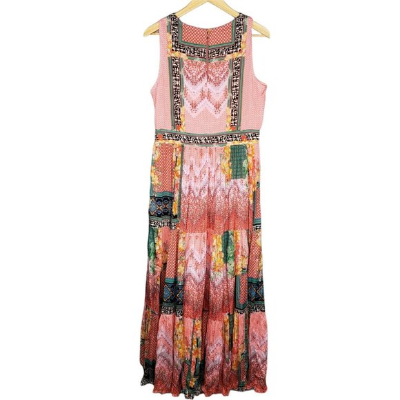 Anthropologie Bhanuni by Jyoti Alessandra Alessandra Maxi Dress Boho Size 12 NWT - Picture 7 of 10